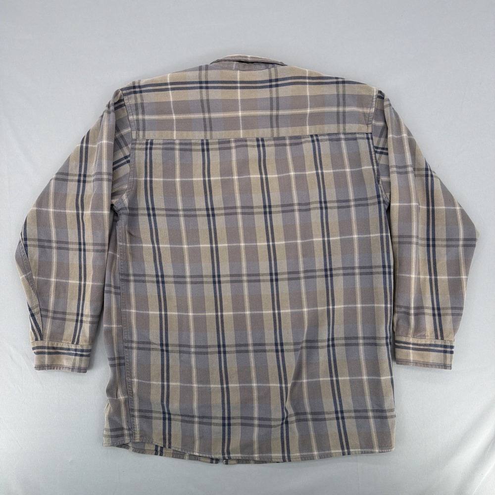 Gear 7 Flannel Shirt Men's Large Plaid Button Down Heavyweight Outdoor - Picture 4 of 9